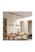 Lampa wisząca ELIT 6 MOKKA - Emibig