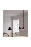Lampa wisząca ELIT 3 BURGUNDY - Emibig