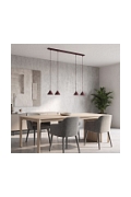Lampa wisząca ELIT 4 BURGUNDY - Emibig