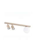 Lampa sufitowa BASTER 3 MOKKA OPAL - Emibig