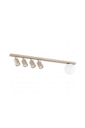 Lampa sufitowa BASTER 5 MOKKA OPAL - Emibig