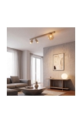 Lampa sufitowa BASTER 3 MOKKA AMBER - Emibig