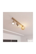 Lampa sufitowa BASTER 3 MOKKA AMBER - Emibig