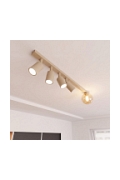 Lampa sufitowa BASTER 5 MOKKA AMBER - Emibig