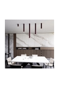 Lampa sufitowa TECNO 1L BURGUNDY - Emibig
