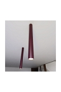Lampa sufitowa TECNO 1XL BURGUNDY - Emibig