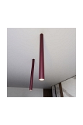 Lampa sufitowa TECNO 1XXL BURGUNDY - Emibig