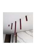 Lampa sufitowa TECNO 1XXL BURGUNDY - Emibig
