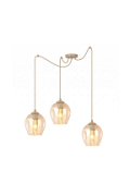 Lampa wisząca LEVEL 3 MOKKA AMBER - Emibig