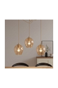 Lampa wisząca LEVEL 3 MOKKA AMBER - Emibig
