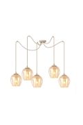 Lampa wisząca LEVEL 5 MOKKA AMBER - Emibig