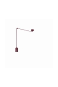 Lampa wisząca TRAKER 1 BURGUNDY - Emibig