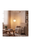 Lampa wisząca GIGI 1 MOKKA OPAL - Emibig