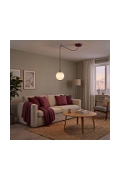 Lampa wisząca GIGI 1 BURGUNDY OPAL - Emibig