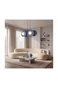 Lampa wisząca UMBRA 4 DUSTY BLUE - Emibig