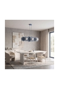 Lampa wisząca UMBRA 6 DUSTY BLUE - Emibig