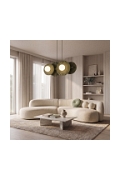 Lampa wisząca UMBRA 4 OLIVE GREEN - Emibig
