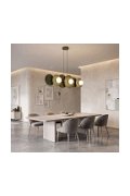 Lampa wisząca UMBRA 6 OLIVE GREEN - Emibig