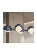 Lampa wisząca BOOM 6 DUSTY BLUE - Emibig