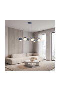 Lampa wisząca BOOM 6 DUSTY BLUE - Emibig