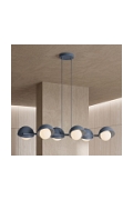 Lampa wisząca BOOM 6 DUSTY BLUE - Emibig