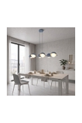 Lampa wisząca BOOM 6 DUSTY BLUE - Emibig