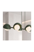 Lampa wisząca BOOM 6 OLIVE GREEN - Emibig