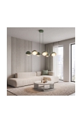 Lampa wisząca BOOM 6 OLIVE GREEN - Emibig