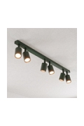Lampa sufitowa FLASH 6 OLIVE GREEN - Emibig