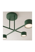 Lampa sufitowa HALO 4 OLIVE GREEN - Emibig