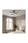 Lampa sufitowa HALO 6 OLIVE GREEN - Emibig