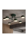 Lampa sufitowa HALO 6 OLIVE GREEN - Emibig