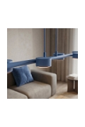 Lampa wisząca MEGARA 6 DUSTY BLUE - Emibig