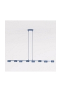 Lampa wisząca MEGARA 8 DUSTY BLUE - Emibig