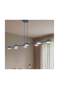 Lampa wisząca MEGARA 8 DUSTY BLUE - Emibig