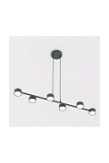 Lampa wisząca MEGARA 6 OLIVE GREEN - Emibig