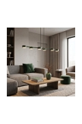 Lampa wisząca MEGARA 6 OLIVE GREEN - Emibig