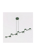 Lampa wisząca MEGARA 8 OLIVE GREEN - Emibig