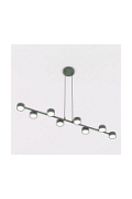 Lampa wisząca MEGARA 8 OLIVE GREEN - Emibig