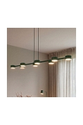 Lampa wisząca MEGARA 8 OLIVE GREEN - Emibig