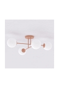 Lampa sufitowa ROMA 4 CORAL OPAL - Emibig