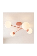 Lampa sufitowa ROMA 4 CORAL OPAL - Emibig