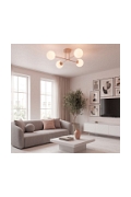 Lampa sufitowa ROMA 4 CORAL OPAL - Emibig
