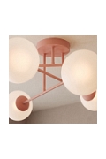Lampa sufitowa ROMA 6 CORAL OPAL - Emibig