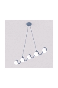 Lampa wisząca SINUS 5 DUSTY BLUE - Emibig