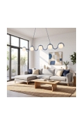 Lampa wisząca SINUS 5 DUSTY BLUE - Emibig