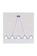 Lampa wisząca SINUS 5 DUSTY BLUE - Emibig