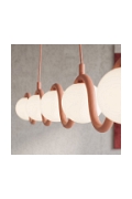 Lampa wisząca SINUS 5 CORAL - Emibig