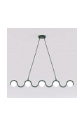 Lampa wisząca SINUS 5 OLIVE GREEN - Emibig