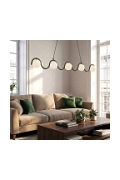 Lampa wisząca SINUS 5 OLIVE GREEN - Emibig